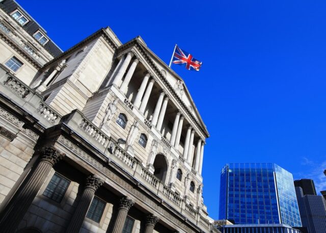 The Bank of England in London.